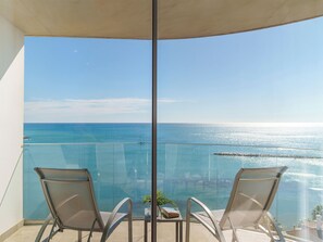 Sea View Double Room Grand Corner Terrace (2 Adults) | Terrace/patio - Spirit Hotel Benalmádena Beach (Benalmádena)