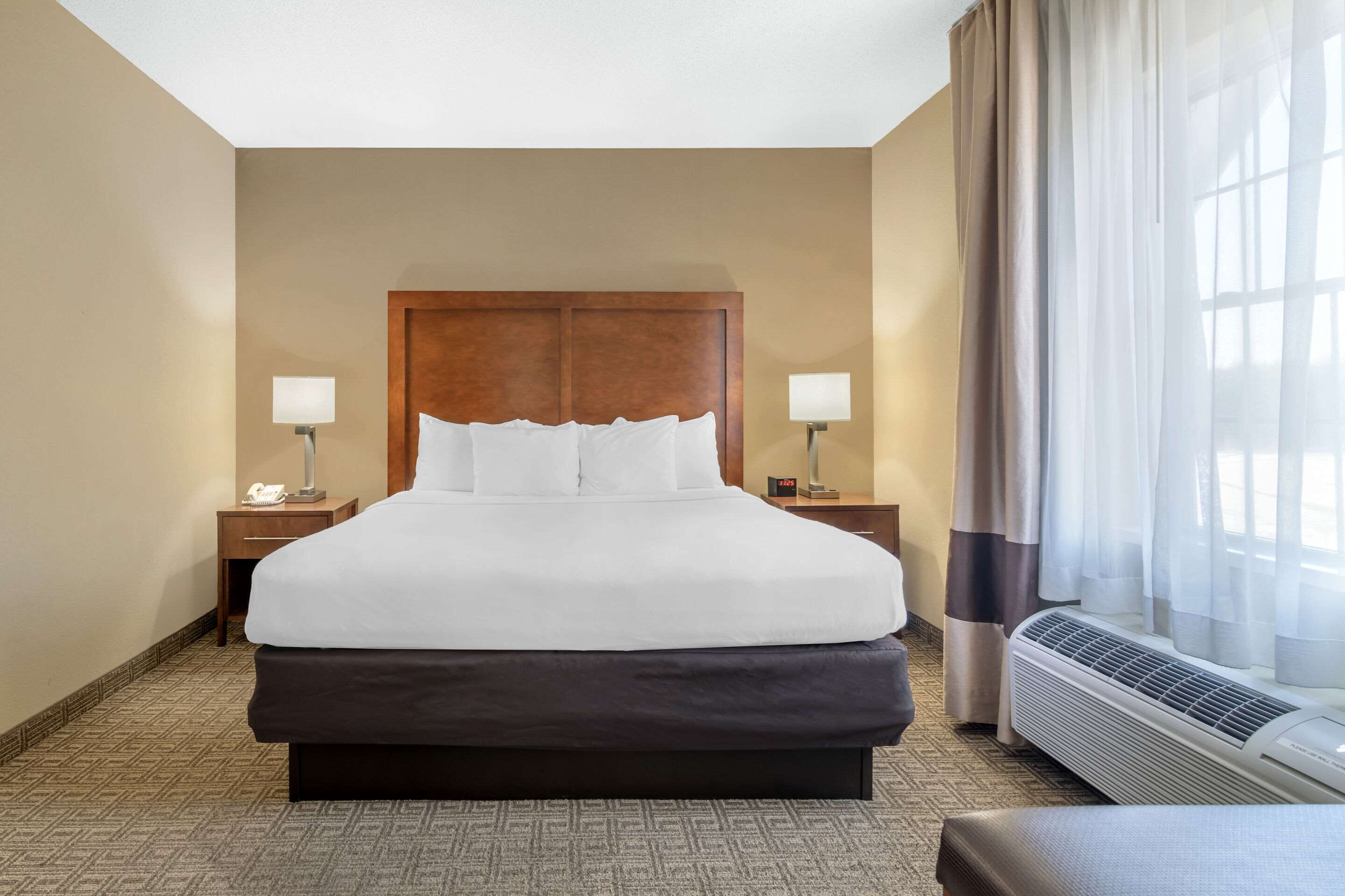 desk, blackout curtains, iron/ironing board, free wifi