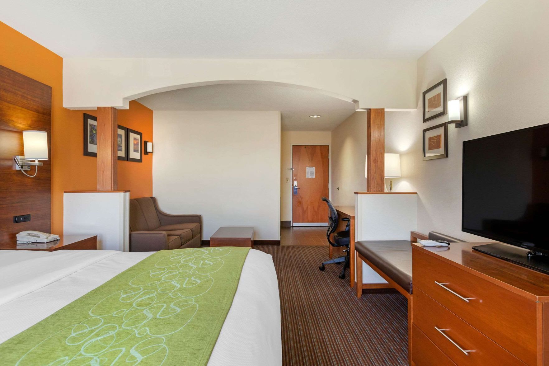 1 habitación y ropa de cama de alta calidad 