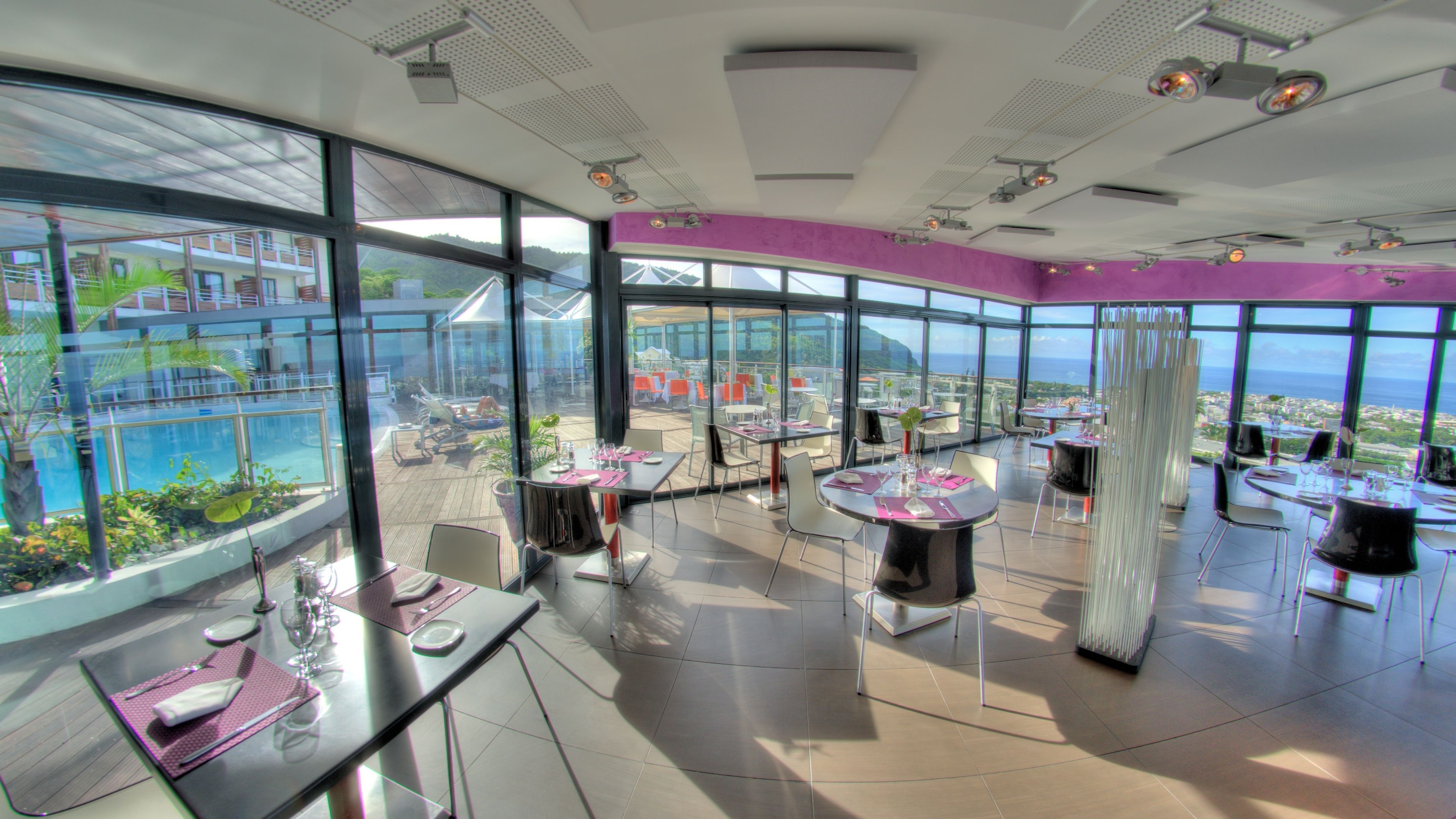 lunch, dinner served; french cuisine, pool views