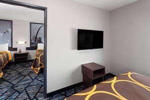 Desk, iron/ironing board, cribs/infant beds, free WiFi