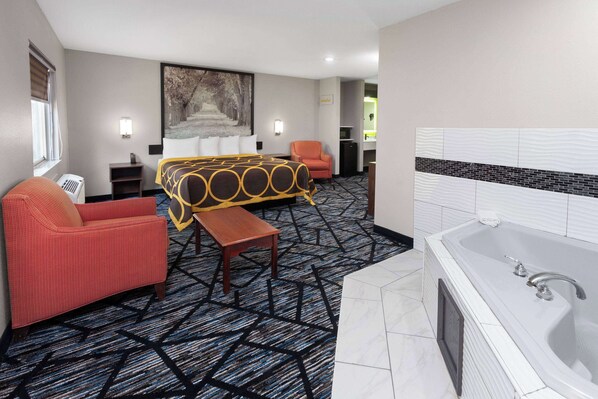 Room, 1 King Bed, Non Smoking | Desk, iron/ironing board, cribs/infant beds, free WiFi - Super 8 by Wyndham Olney (Olney)