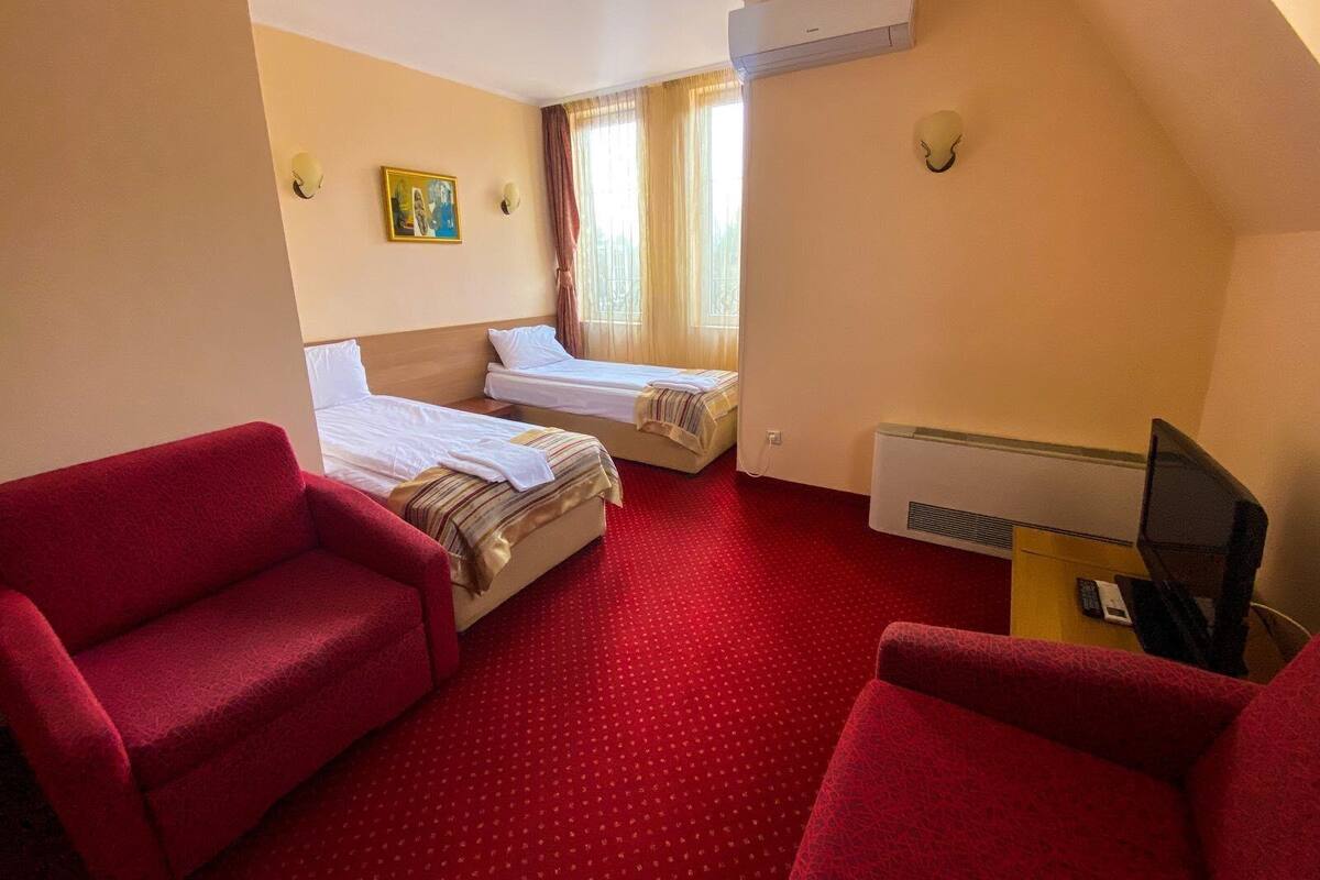Family Studio, 2 Bedrooms | Minibar, in-room safe, iron/ironing board (on request), WiFi (free)