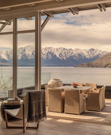 Matakauri Four Bedroom Villa | Living area | LCD TV, DVD player, iPod dock, MP3 dock