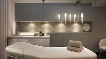 Sauna, steam room, body treatments, body wraps, body scrubs, facials