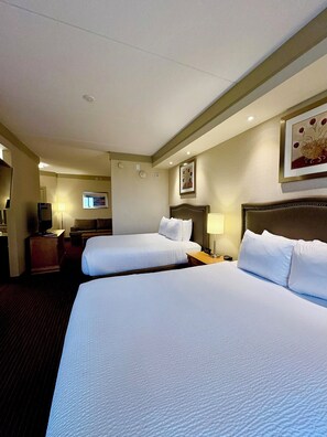 Deluxe Room, Multiple Beds, Non Smoking | In-room safe, desk, laptop workspace, blackout curtains - Waterloo Suites Hotel, Trademark Collection by Wyndham (Waterloo)