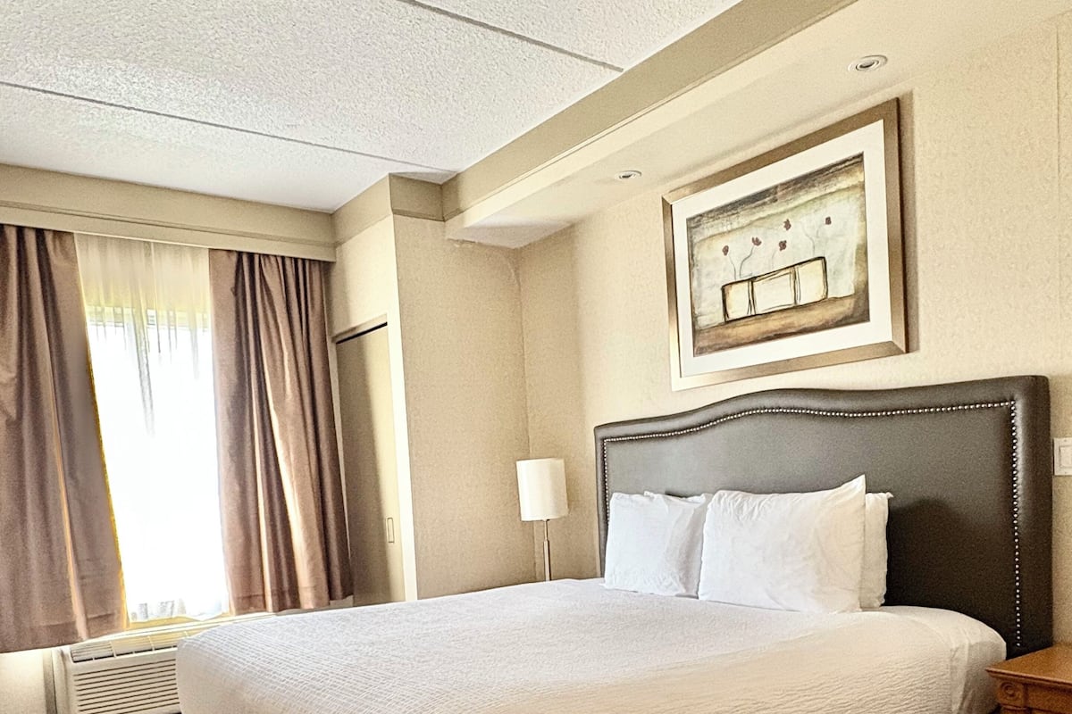 Premium bedding, down duvets, pillow-top beds, in-room safe