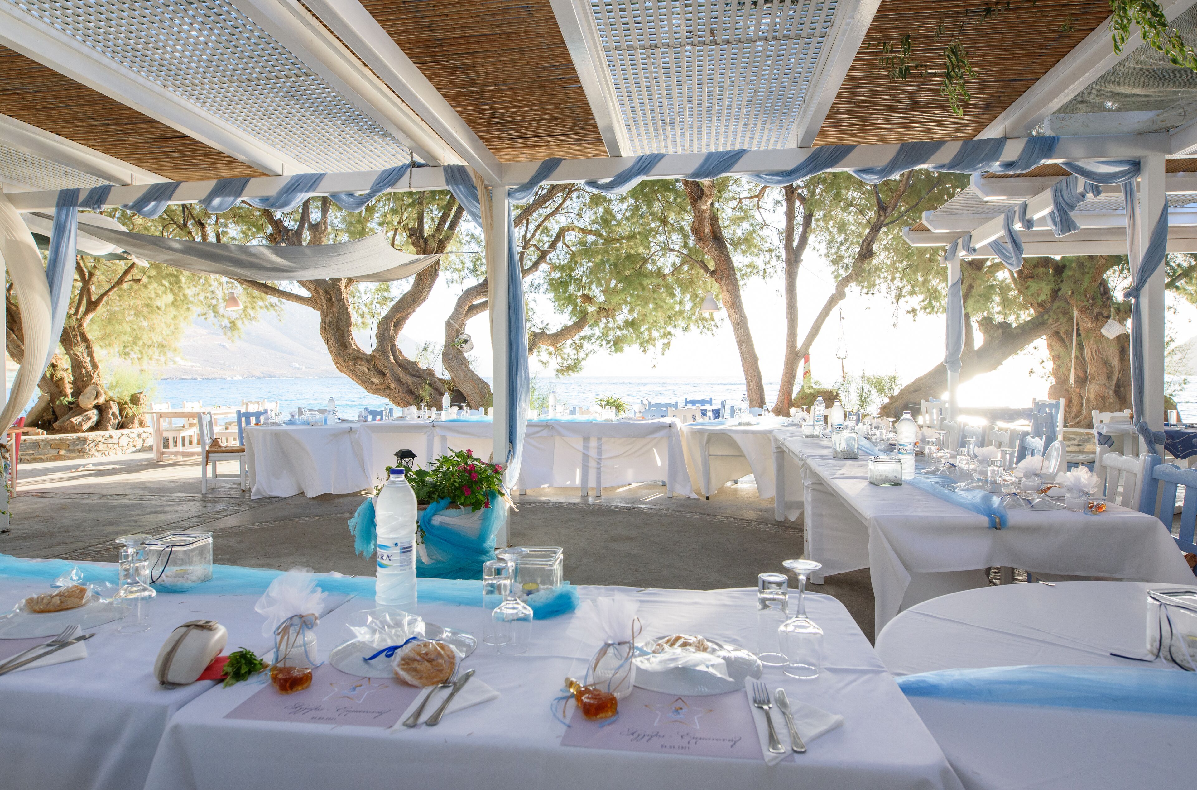 Espace banquet en plein air