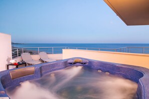 Presidential Suite, Hot Tub, Sea View | Jetted tub - Pegasos (Rhodes)