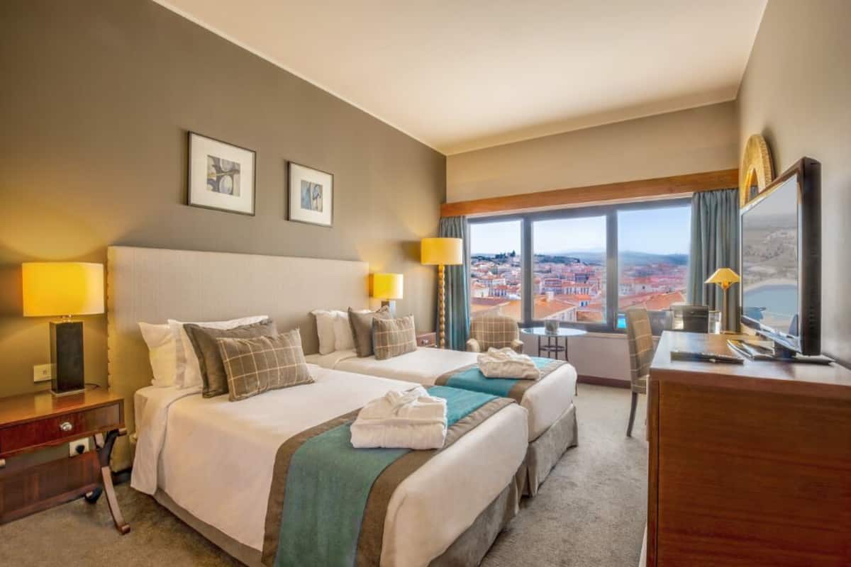Premium Room, 2 Twin Beds (Panoramic View) | Minibar, in-room safe, desk, laptop workspace