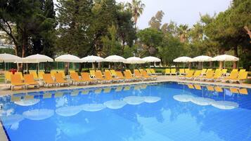 Indoor pool, outdoor pool