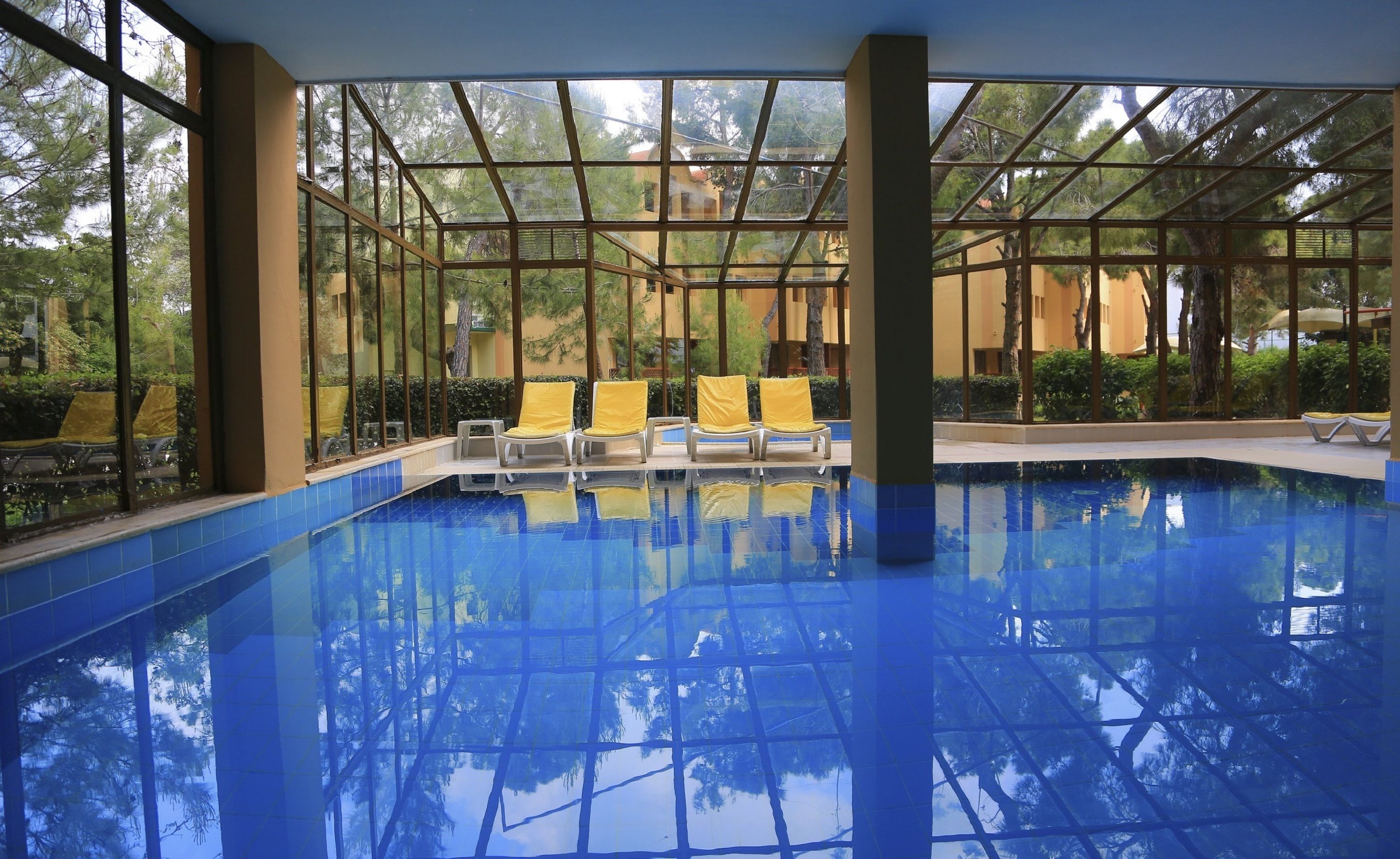 indoor pool, outdoor pool