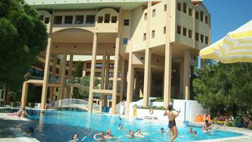 Indoor pool, outdoor pool