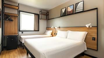 Room, Multiple Beds | Minibar, in-room safe, desk, free WiFi