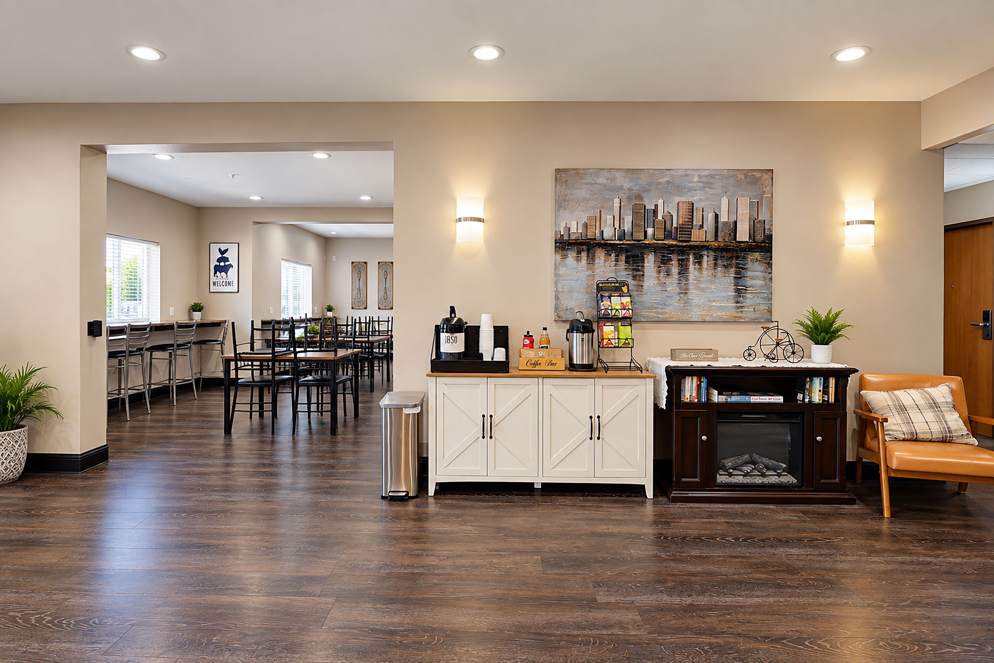 Breakfast area