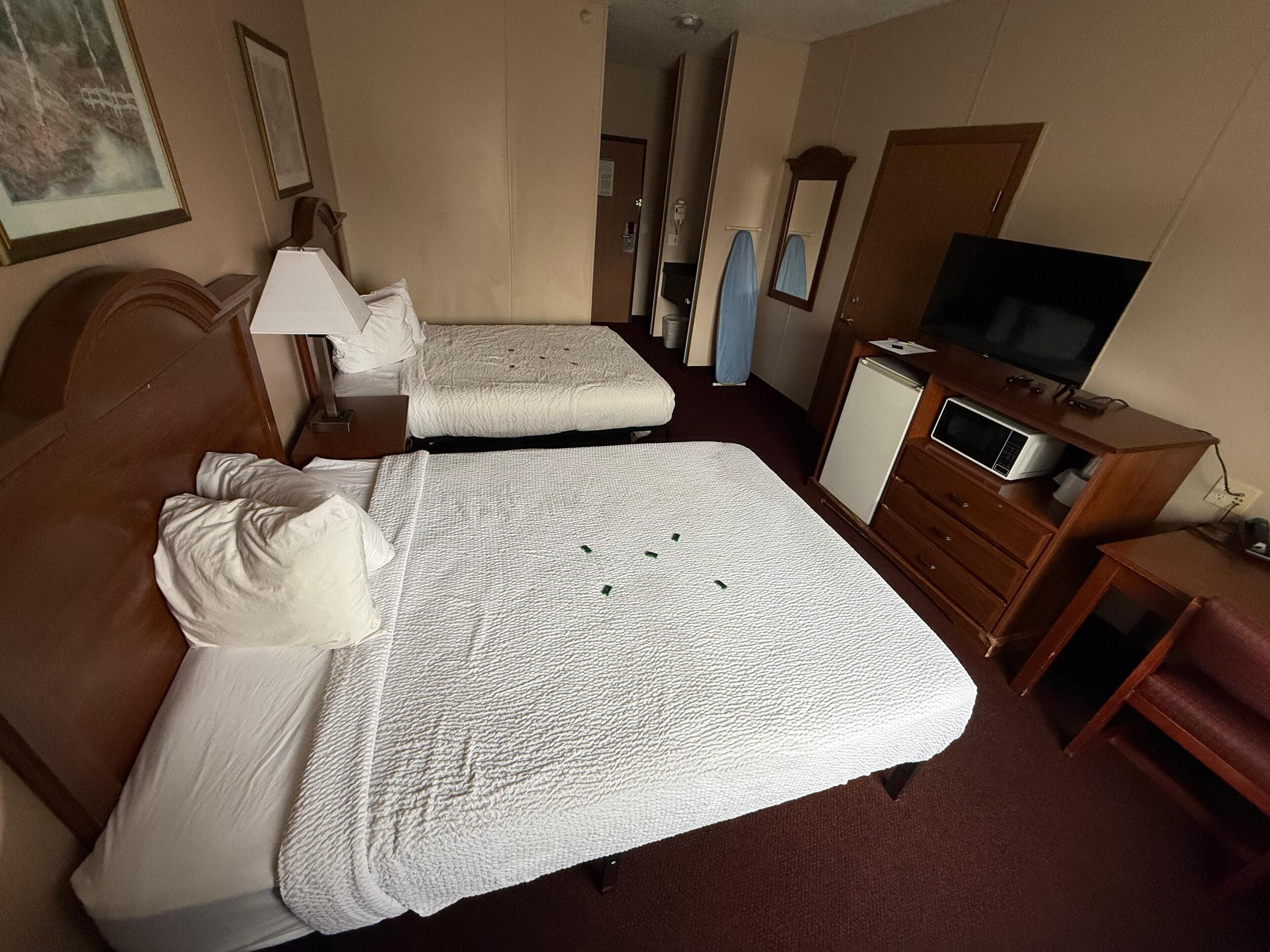 Hypo-allergenic bedding, individually decorated, individually furnished