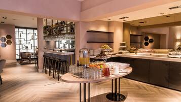 Daily buffet breakfast (EUR 18 per person)