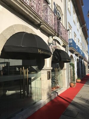 Majoituspaikan julkisivu