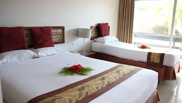 Double/Twin Room Pool View  | In-room safe, blackout drapes, free cribs/infant beds, rollaway beds