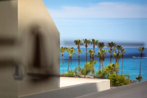 Superior Double or Twin Room, Partial Sea View | View from room - Cavo Maris Beach Hotel (Paralimni)