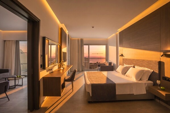 Suite ejecutiva (Elite) | Ropa de cama de alta calidad y minibar 