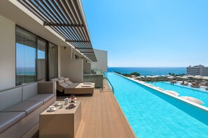 Suite, vue sur la mer (Prestige Swim-up) | Vue sur la plage ou l’océan