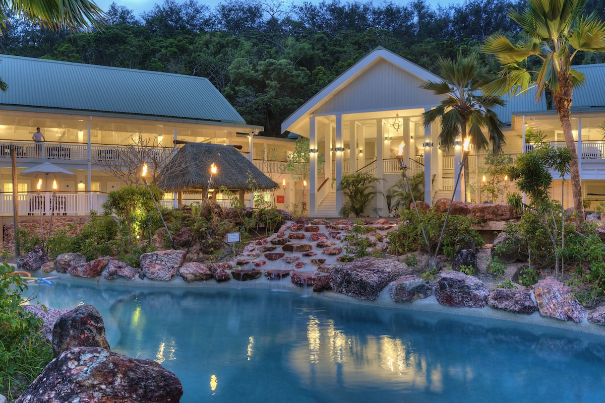 front of property – evening/night