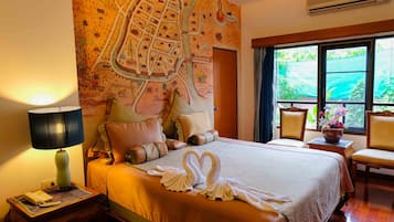 In-room safe, desk, blackout curtains, free cots/infant beds