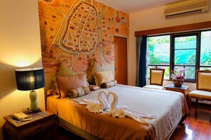 In-room safe, desk, blackout drapes, free cribs/infant beds