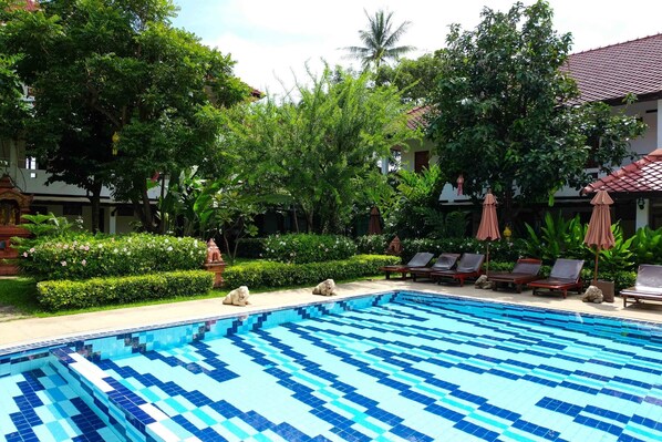 Alberca al aire libre 