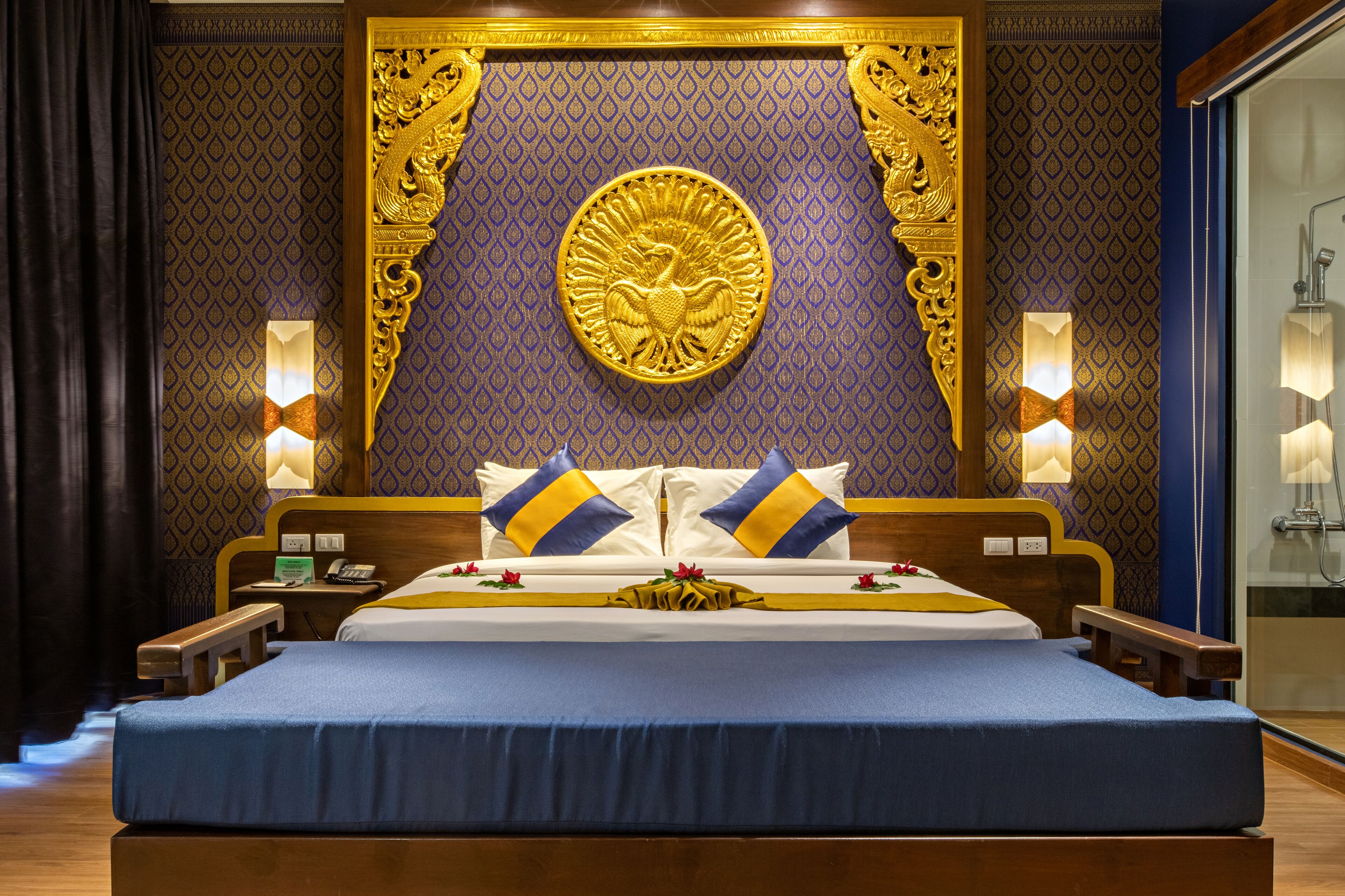 family room | 1 bedroom, minibar, in-room safe, desk