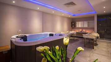 Espace de soins pour les couples, soins corporels, soins d'aromathérapie