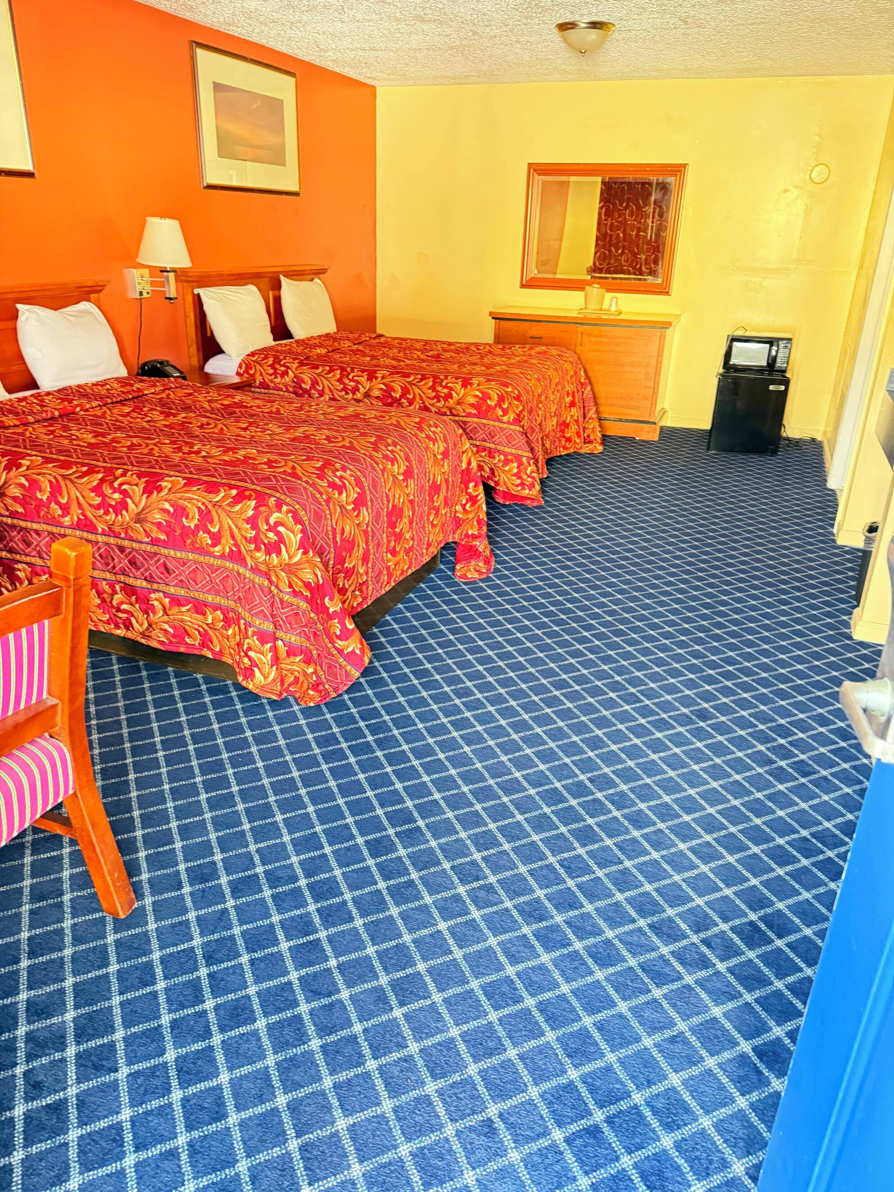 Premium bedding, desk, soundproofing, iron/ironing board