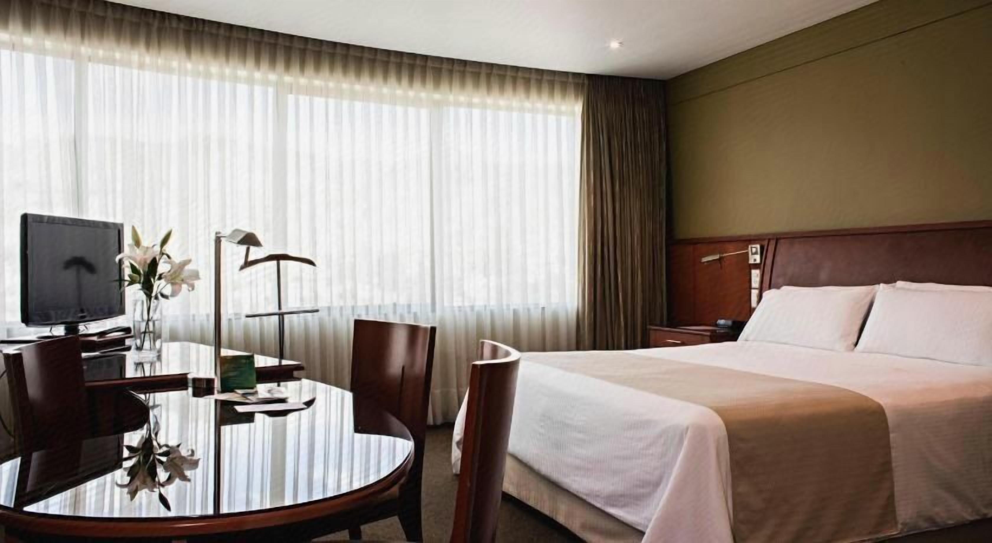 Minibar, in-room safe, desk, blackout curtains