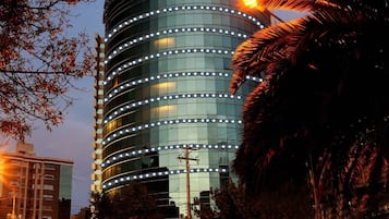 Front of property – evening/night