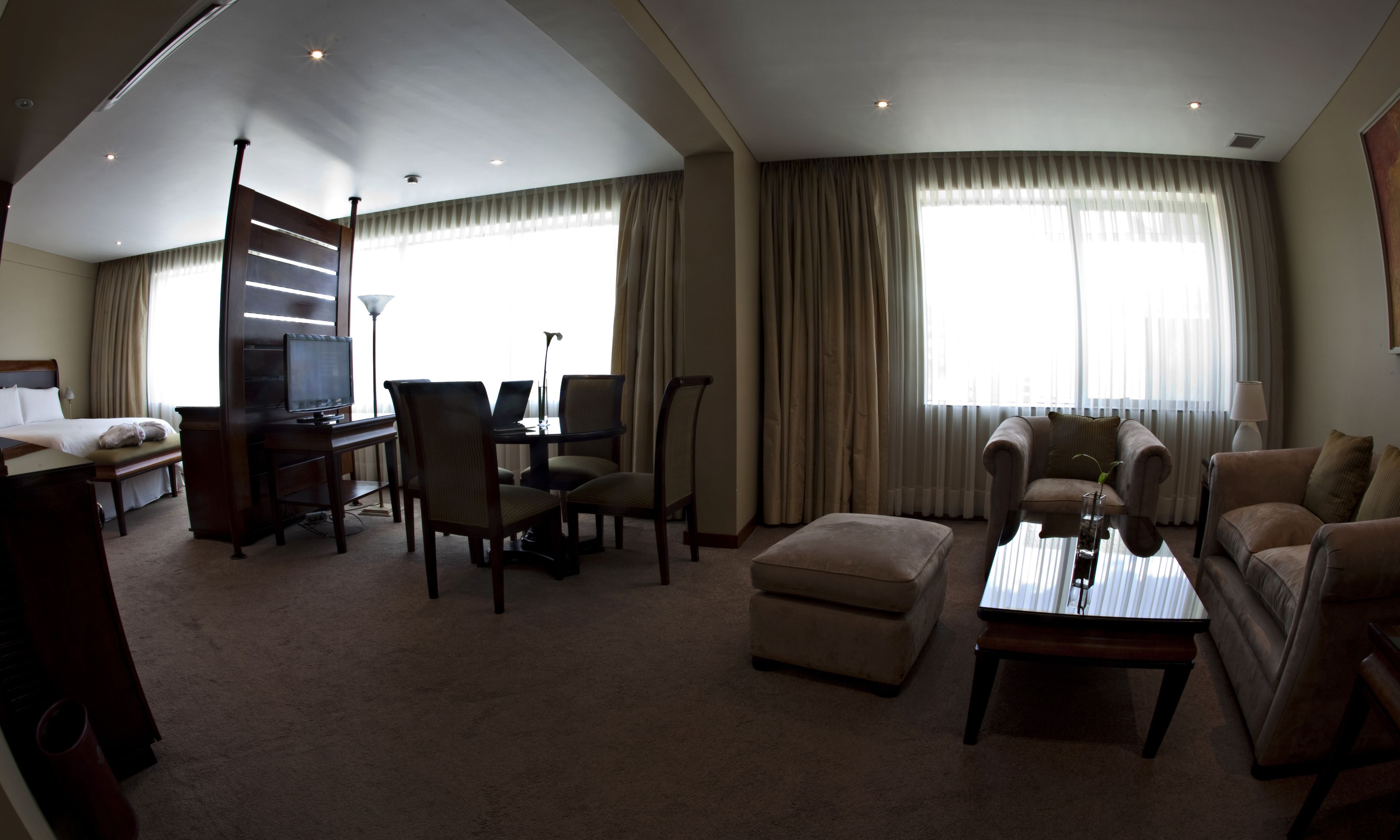 royal suite | living area | 32-inch lcd tv with cable channels, tv