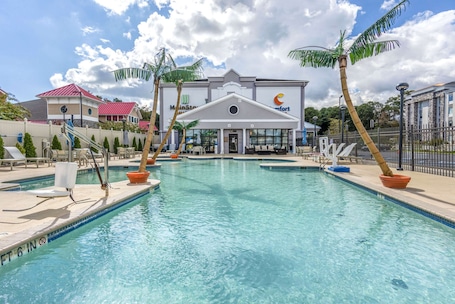 Seasonal outdoor pool