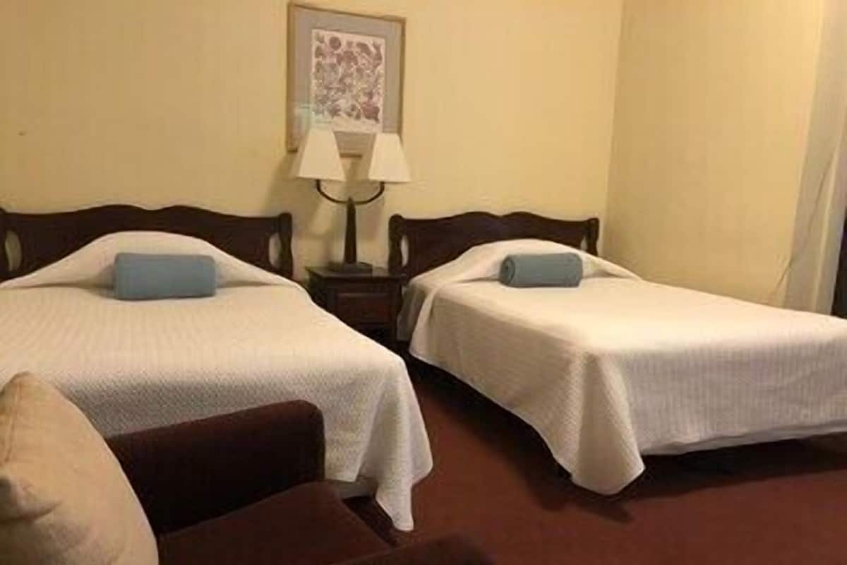 Desk, iron/ironing board, travel crib, free WiFi