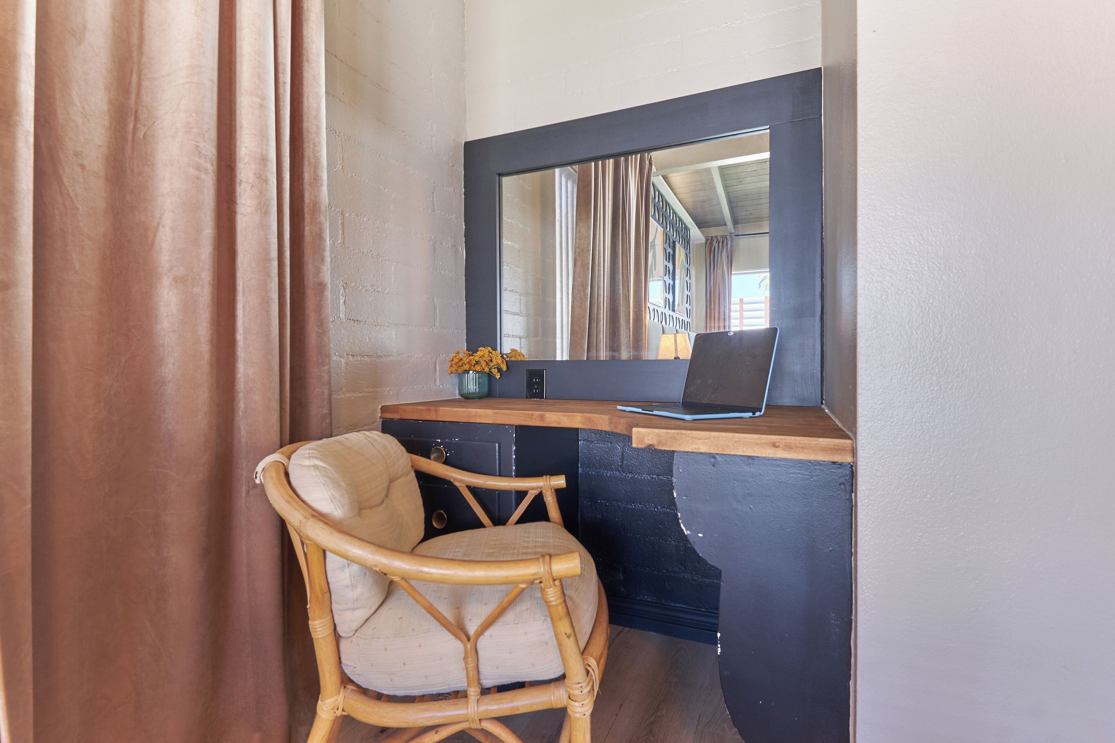 premium bedding, individually decorated, individually furnished, desk