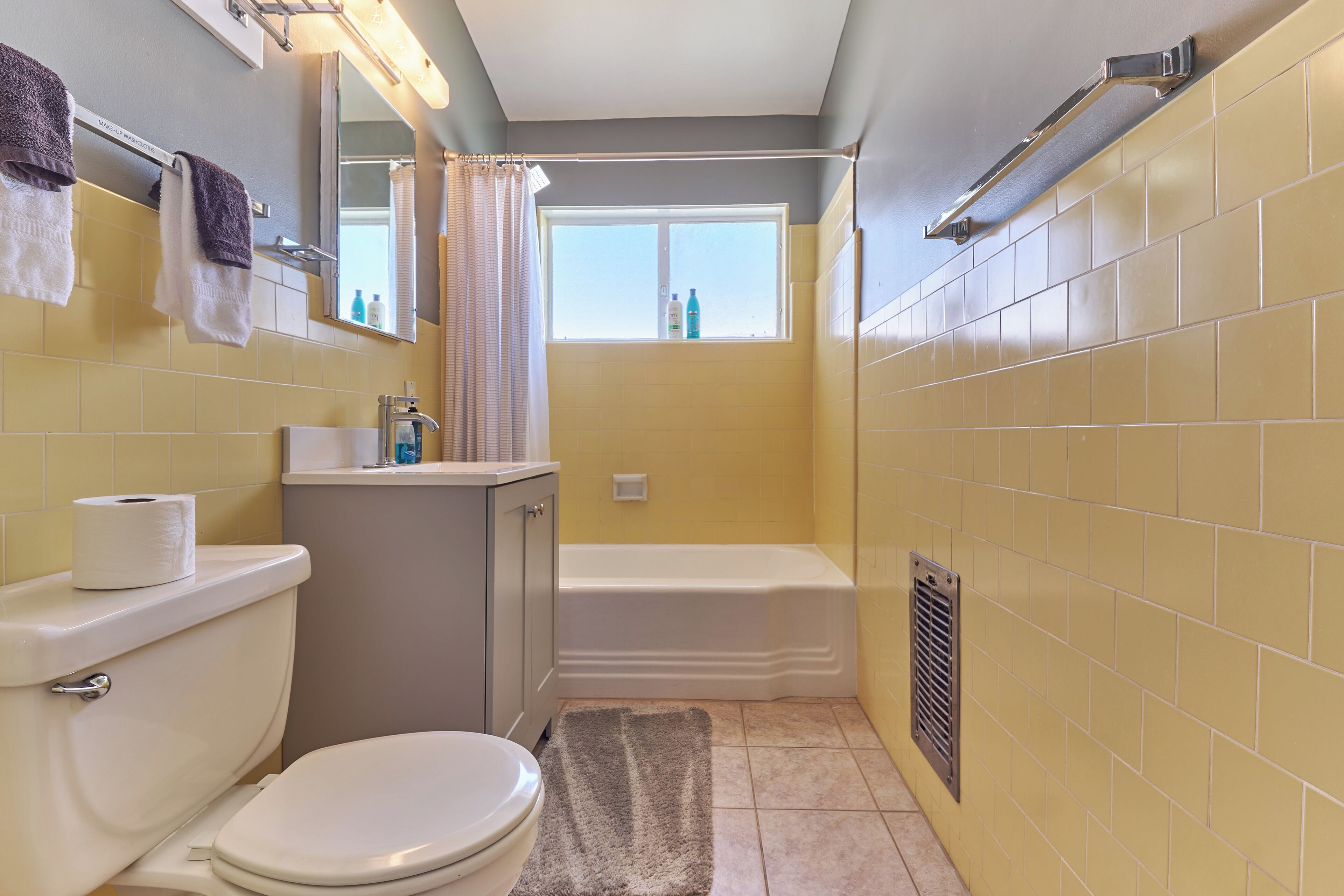 free toiletries, hair dryer, towels, soap