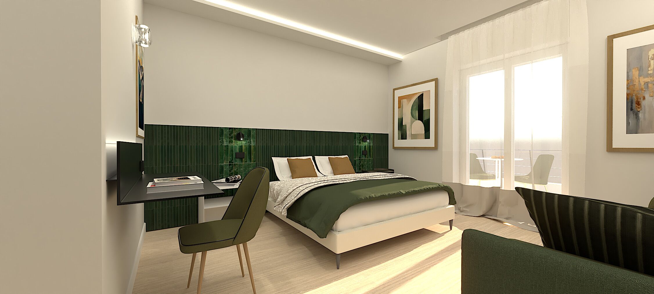 Comfort kamer, 1 twee- of 2 eenpersoonsbedden, uitzicht op zwembad, aan het zwembad | Donsdekens, een minibar, een kluis op de kamer, een bureau