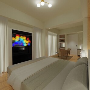Junior Suite | Premium bedding, minibar, in-room safe, individually decorated - Versilia Palace Hotel (Pietrasanta)