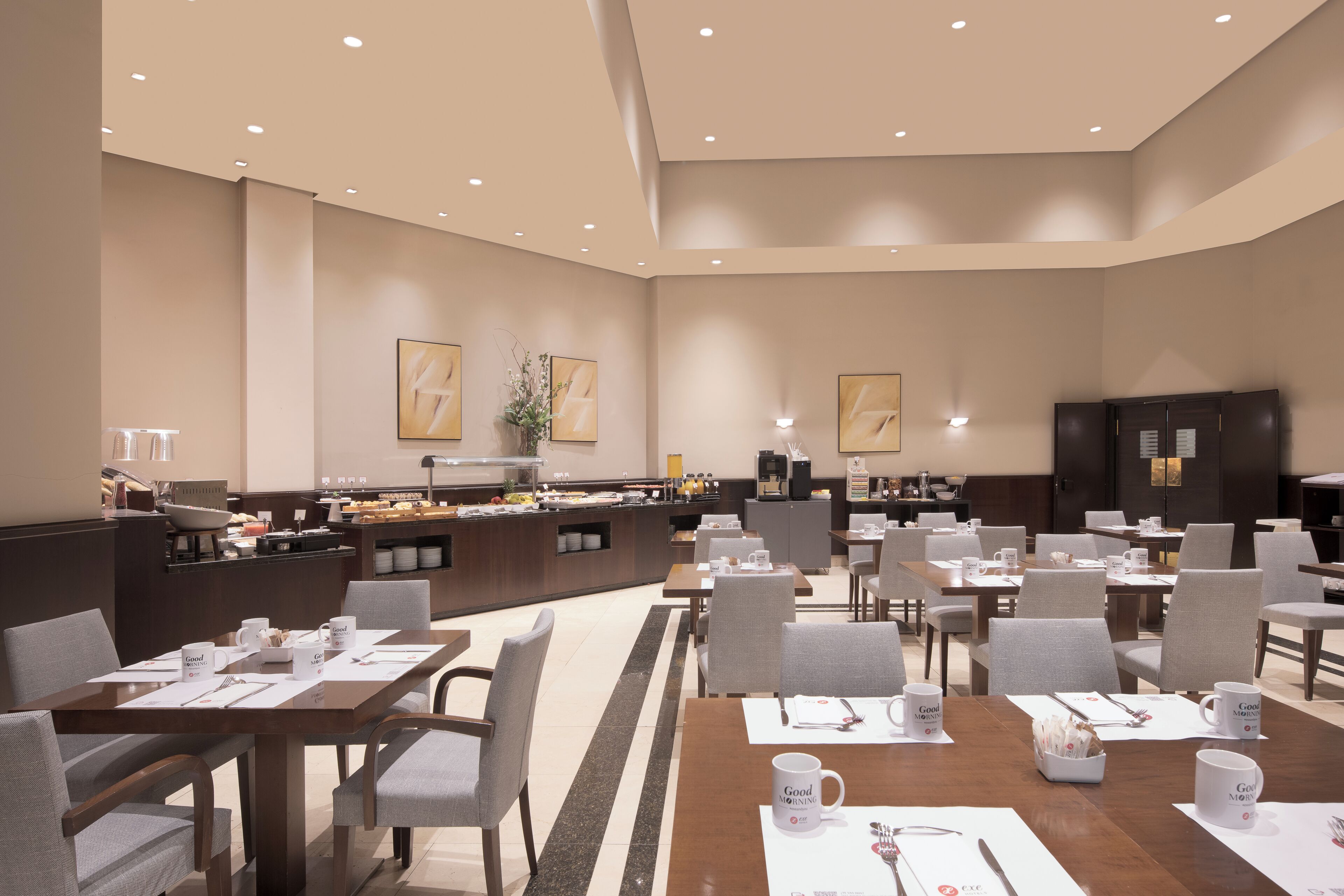 daily buffet breakfast (eur 13 per person)