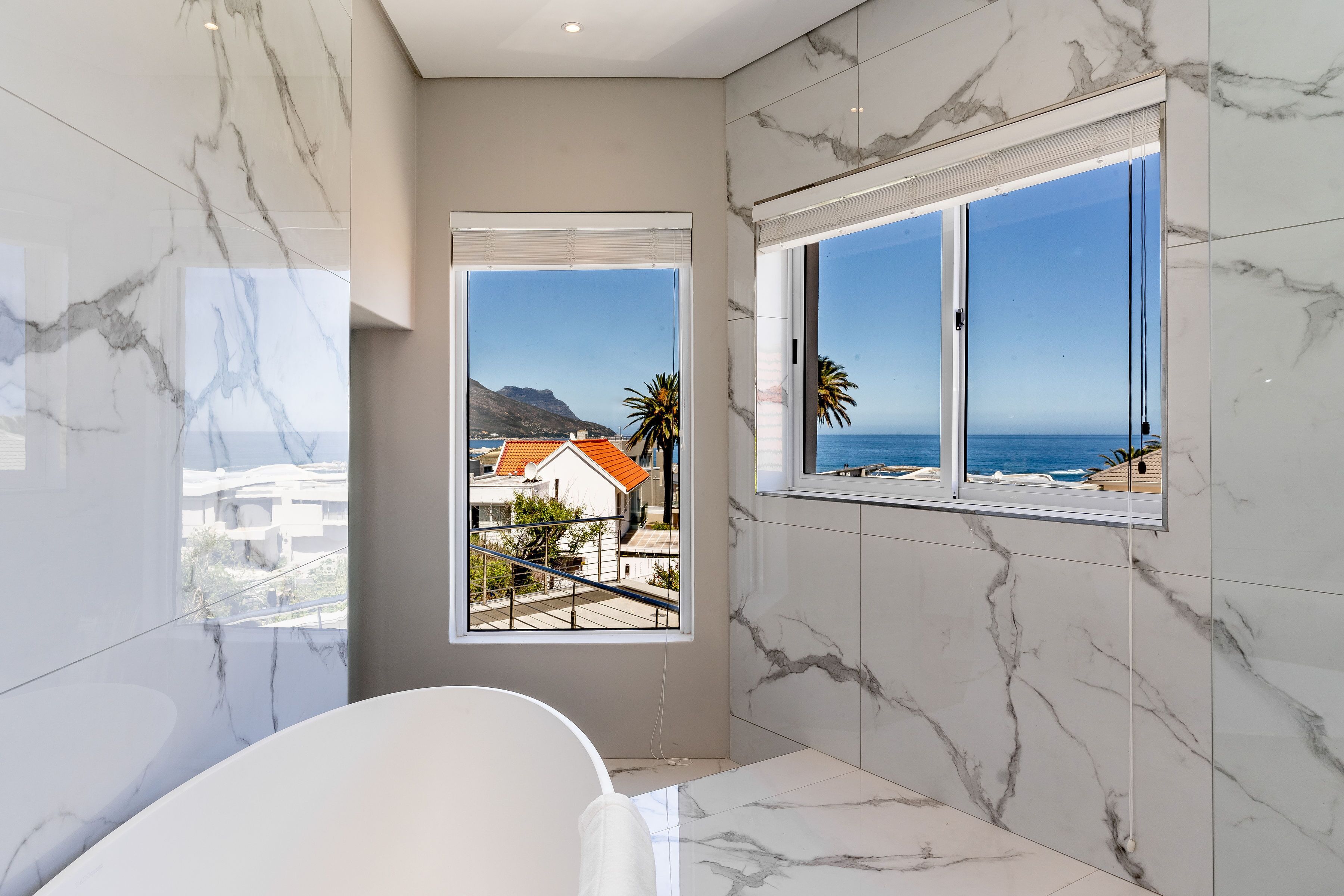 wood fired hot tub villa ocean | bathroom | free toiletries, hair dryer, bathrobes, slippers