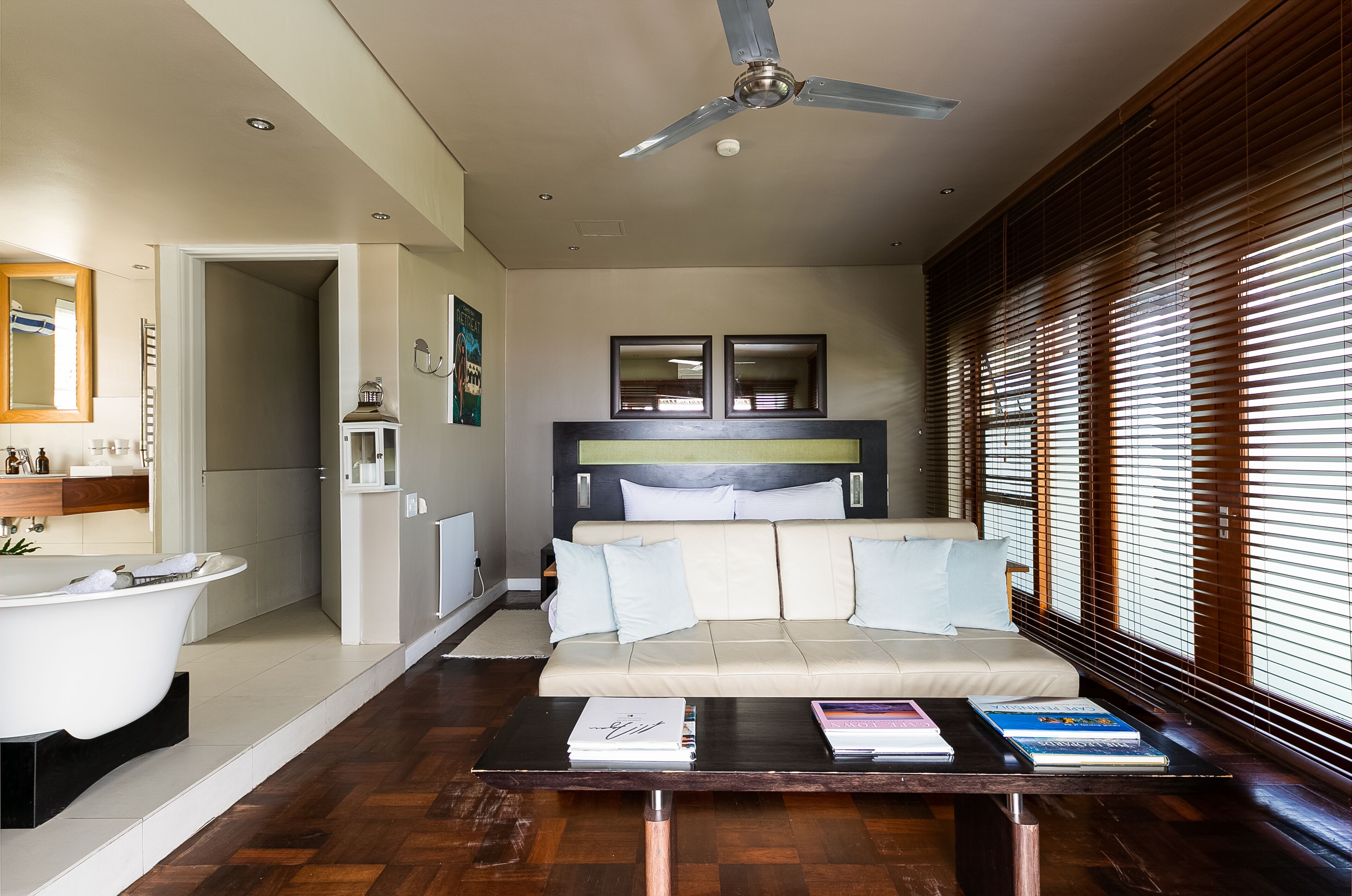 wood fired hot tub nature studio | 1 bedroom, egyptian cotton sheets, premium bedding, minibar