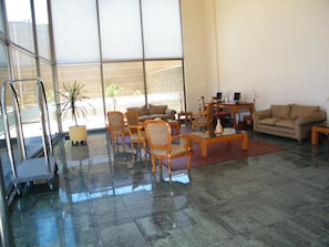 Lobby sitting area