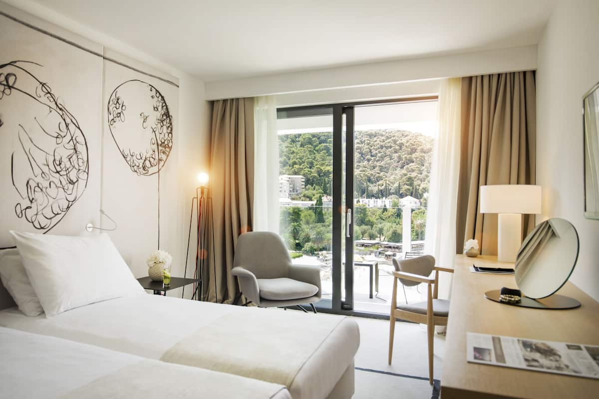 deluxe double room, balcony, sea view | view from room