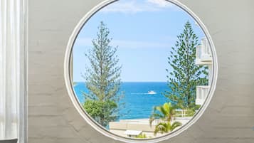 Vue sur la plage/l’océan