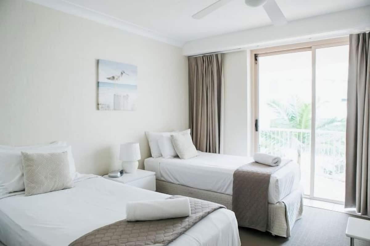 Individually decorated, individually furnished, desk, laptop workspace