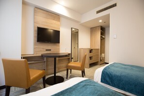 Down comforters, desk, iron/ironing board, free WiFi